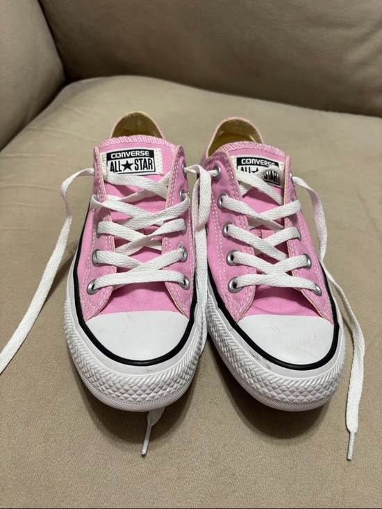 Converse Shoes - Converse All Star Low Top Sneakers in Pink & White